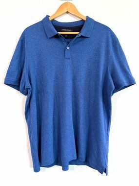Banana Republic Luxury Touch Standard Fit Men’s Blue Polo Size XL